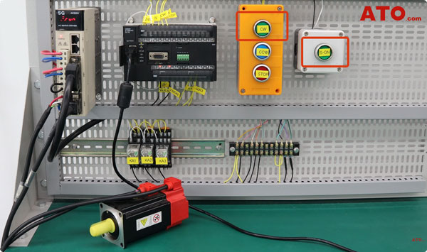 Servo system operation and overtravel protection