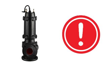 Sewage pump replacement signal