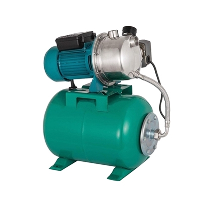 Shallow well jet pump with pressure tank