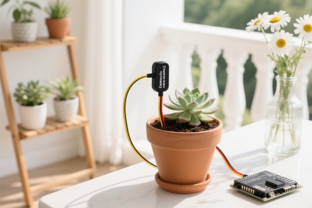 Soil moisture sensor detection