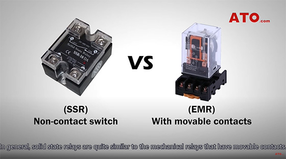 Solid state relay and mechanical relay