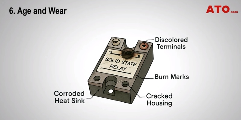 solid state relay failures age and waer
