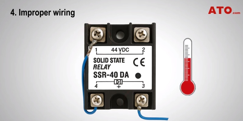 solid state relay failures impropwe wiring