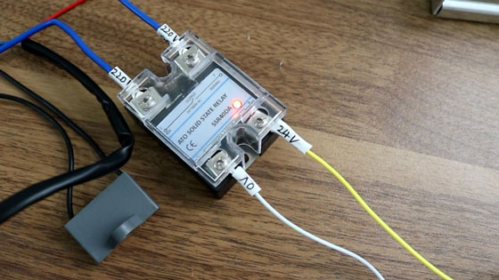 Solid state relay wiring