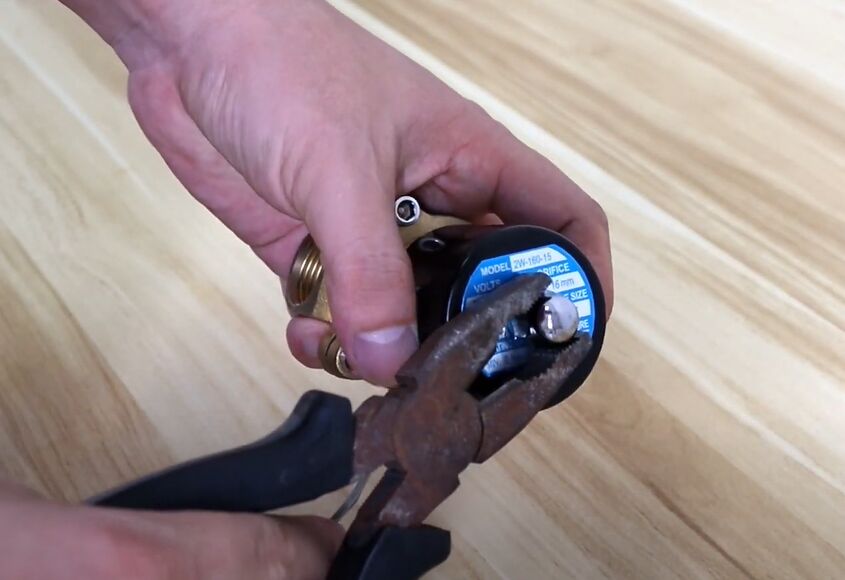 Step of disassemble solenoid valve