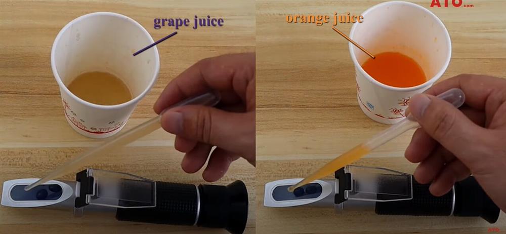 Steps of using brix refractometer