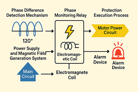 the phase monitoring relay working principle