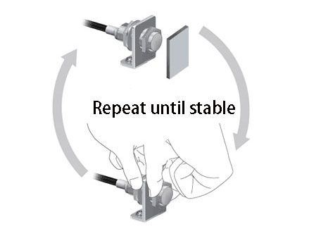 Troubleshooting of the proximity sensor