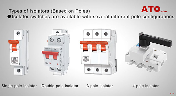 Type of isolator based on pole