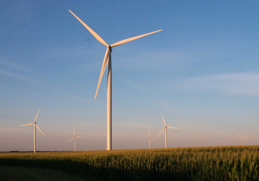 Wind turbine generate electricity