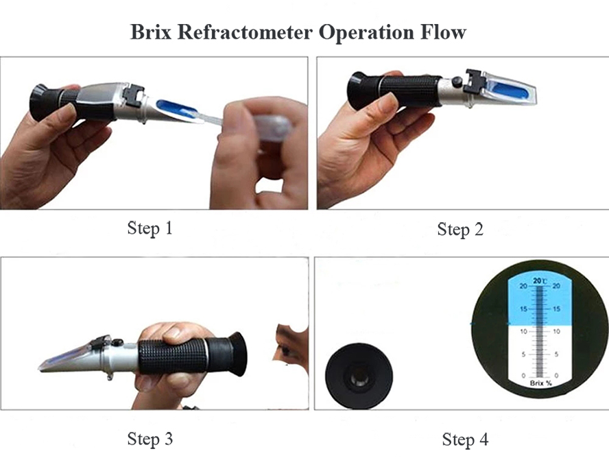 Brix Refractometer Operation Flow