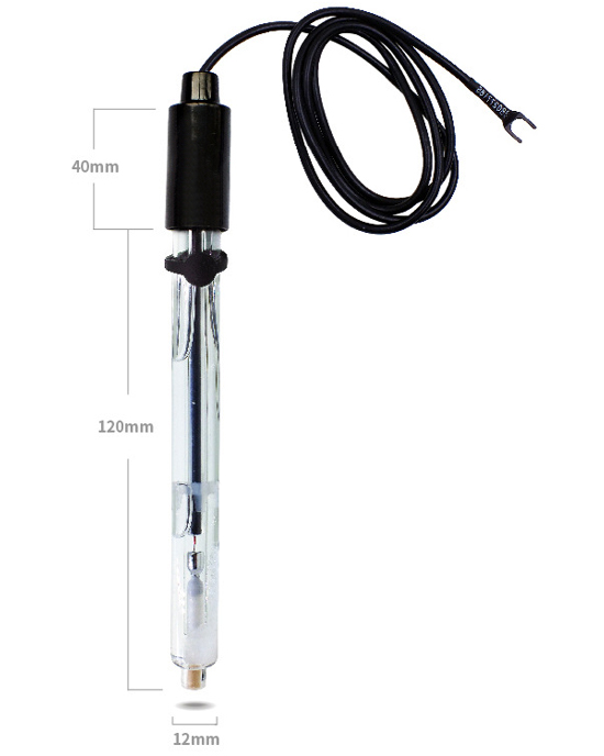 Calomel reference electrode dimension