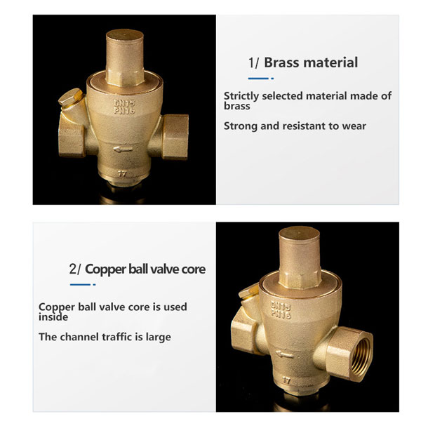Camper water pressure regulator detail