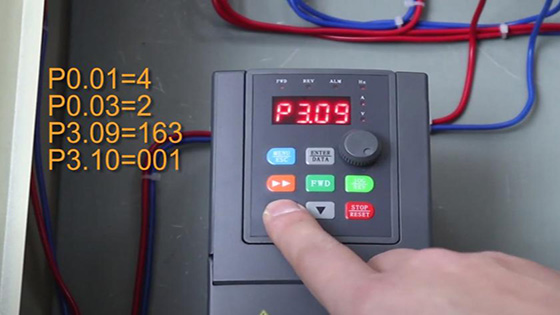 communication parameters setting