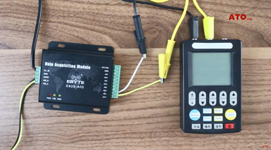 Data acquisition connection