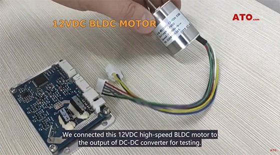 DC to DC converter and BLDC motor