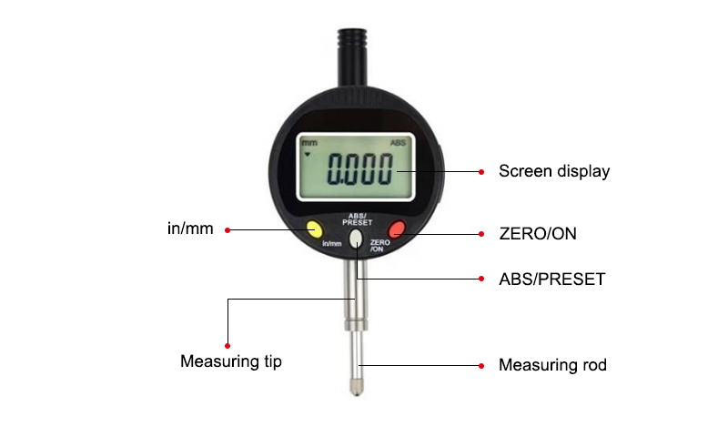 0-0.2" Digital Dial Indicator Details