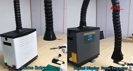 Digital fume extractor