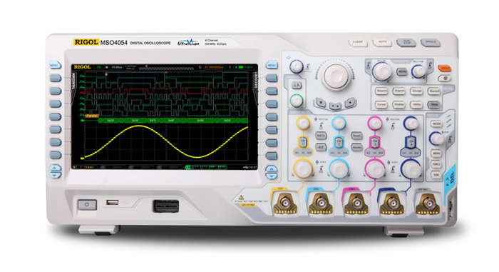 100MHz to 500MHz digital oscilloscope