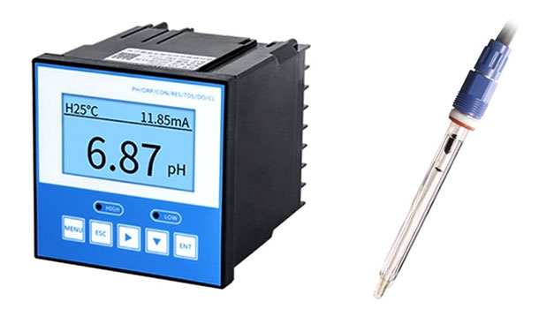 Digital pH Meter with Glass Electrode
