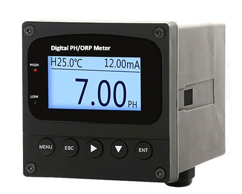Digital pH meter for online pH/ORP testing of water/food