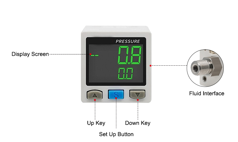 Digital Water Pressure Switch with LCD Display Details