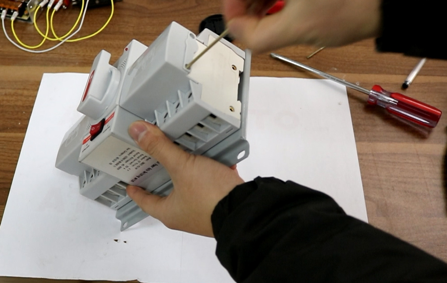 Disassembly of Automatic Transfer Switch