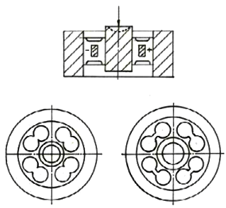 Elastic element of pancake load cell