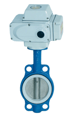 Electric actuated butterfly valve