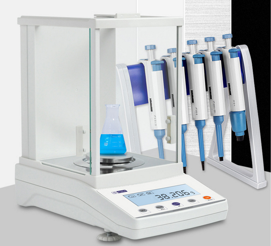 Electronic analytical balance applications