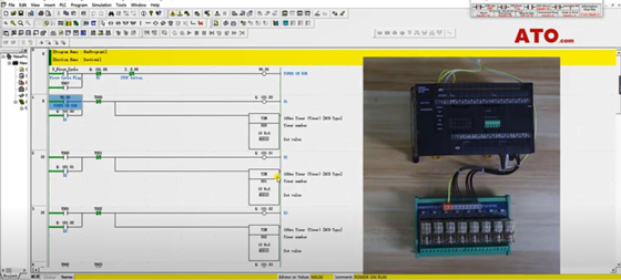 Execute-program for PLC