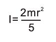 Formula of moment of inertia pneumatic rotary actuator 3