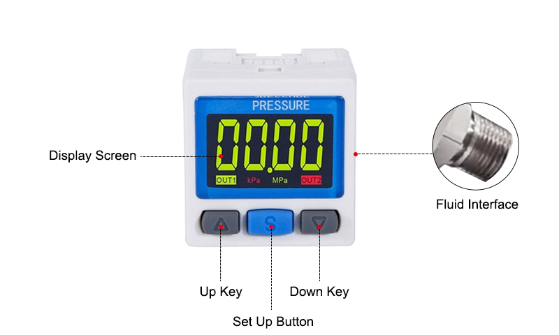 High Precision Digital Pressure Switch Details