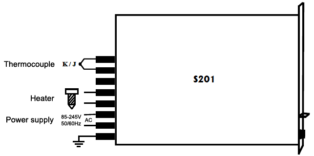 Hot runner temperature controller wiring diagram