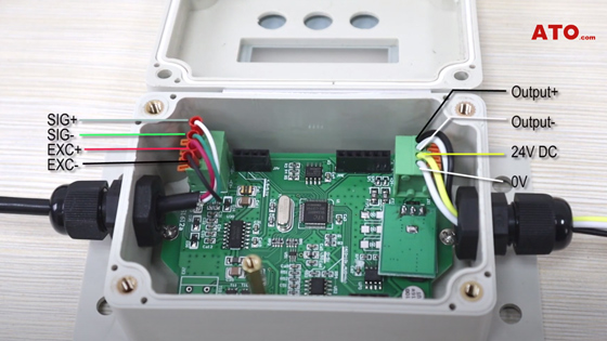 How to use the RS485 interface of load cell transmitter