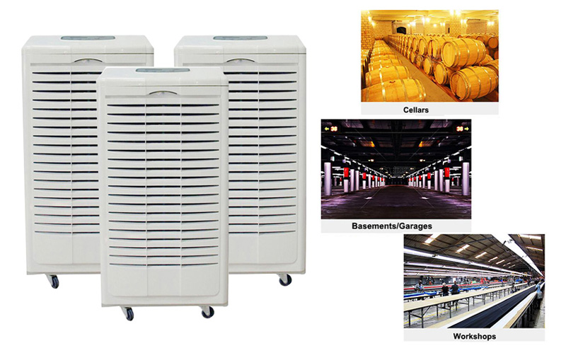 Industrial Dehumidifiers for Basements