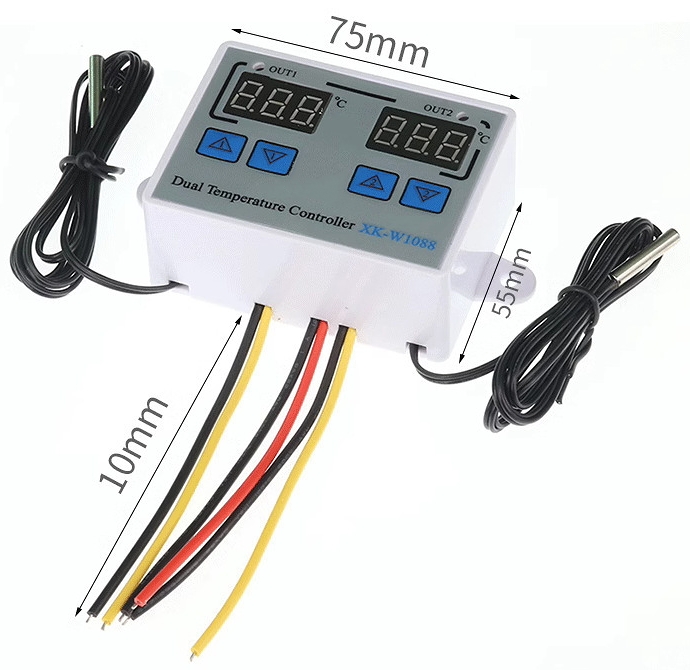 intelligent temperature controller dimension