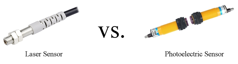 Laser sensor vs photoelectric sensor