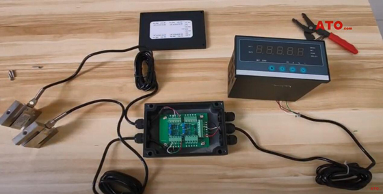 Load cell junction box wiring