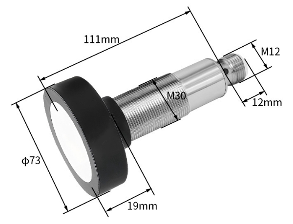 long range ultrasonic sensor dimension