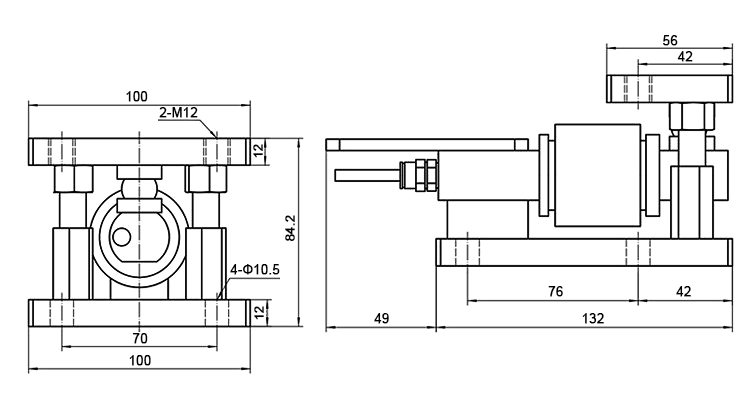Mini load cell module dimension