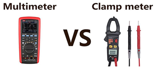 Multimeter vs. clamp meter