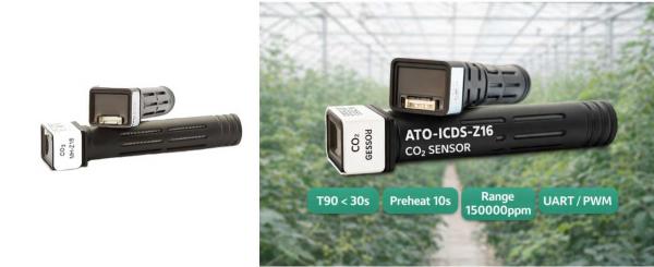 The ATO-ICDS-Z16 is a versatile NDIR CO2 sensor for applications from HVAC systems to agricultural greenhouses.