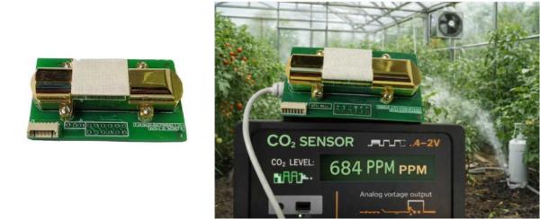 The ATO-ICDS-Z14A is a flexible NDIR CO2 sensor module with multiple outputs, supporting UART, PWM, and 0.4–2 V analog signals for easy system integration.