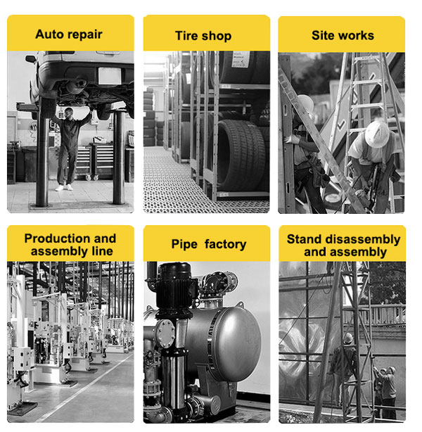 Pneumatic air screwdriver applications