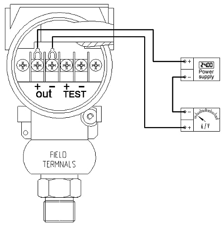 Pressure transducer wiring drawing