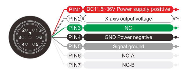 0-5v single axis inclinometer sensor wiring