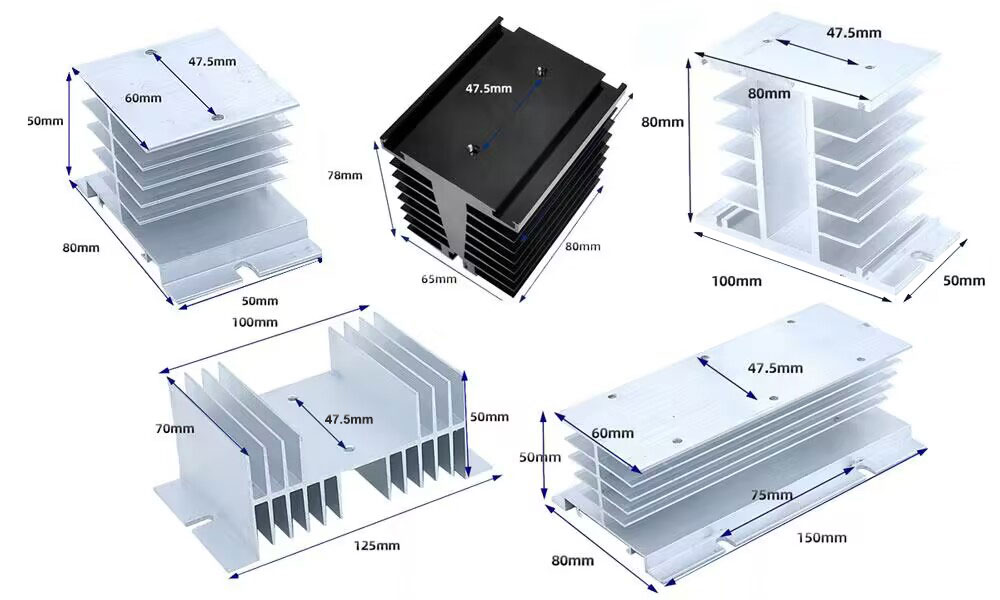 1 phase ssr heat sink dimension