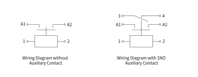 1000A high voltage DC contactor wiring diagram