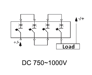 3 pole DC circuit breaker wiring diagram